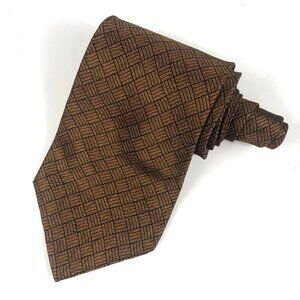 Vintage Guess American Classics  100% Silk Men’s Neck Tie Made In USA Burnt Oran